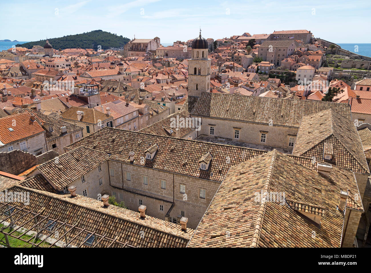 Monastero Francescano, città vecchia, Dubrovnik, Croazia Foto Stock