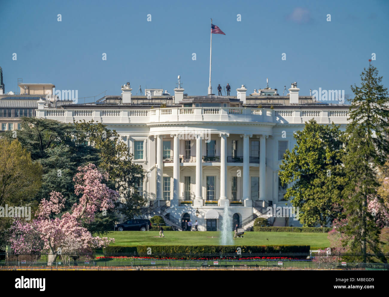 La Casa Bianca a Washington DC Foto Stock