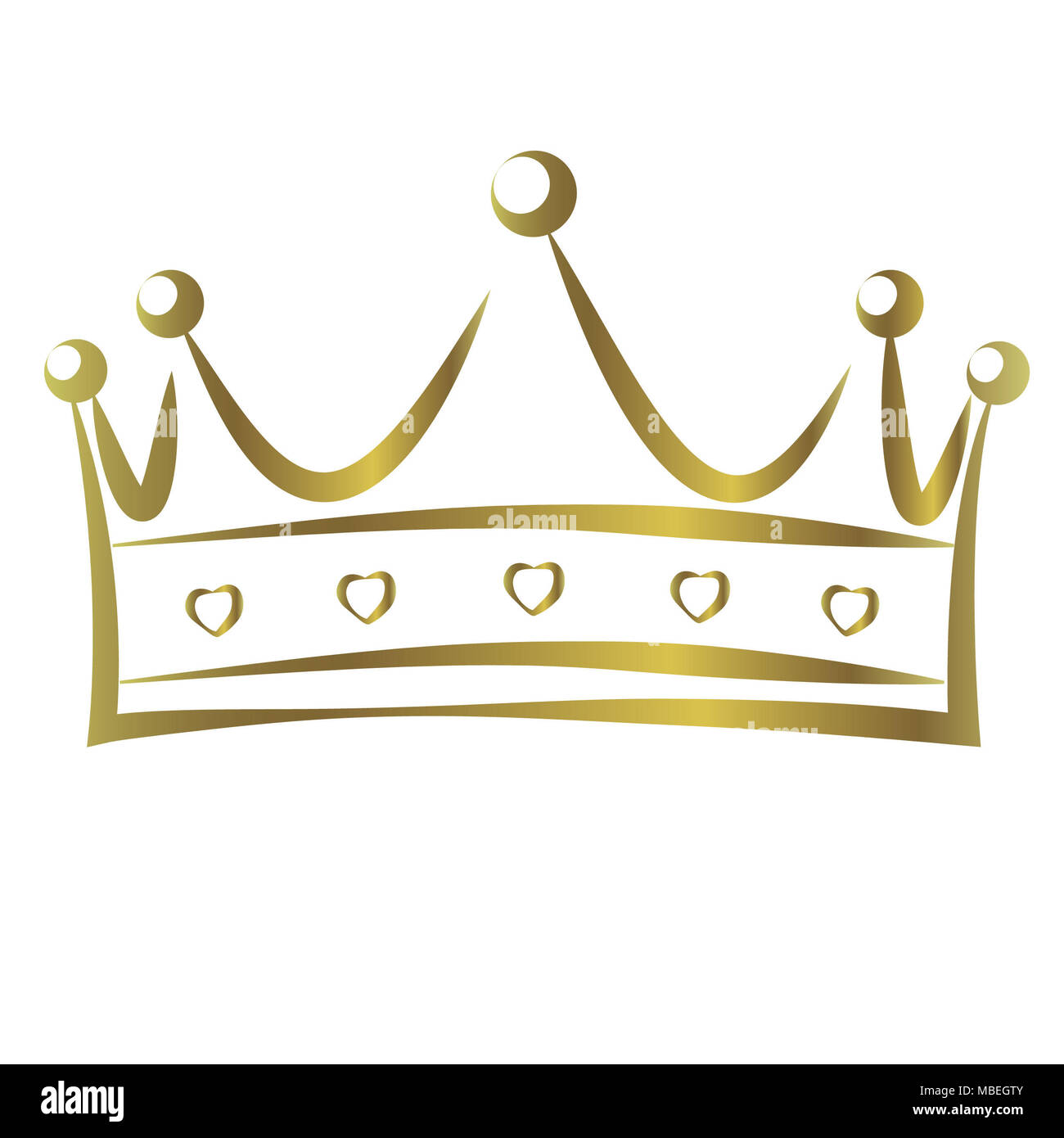 Corona disegnata Immagini senza sfondo e Foto Stock ritagliate - Alamy