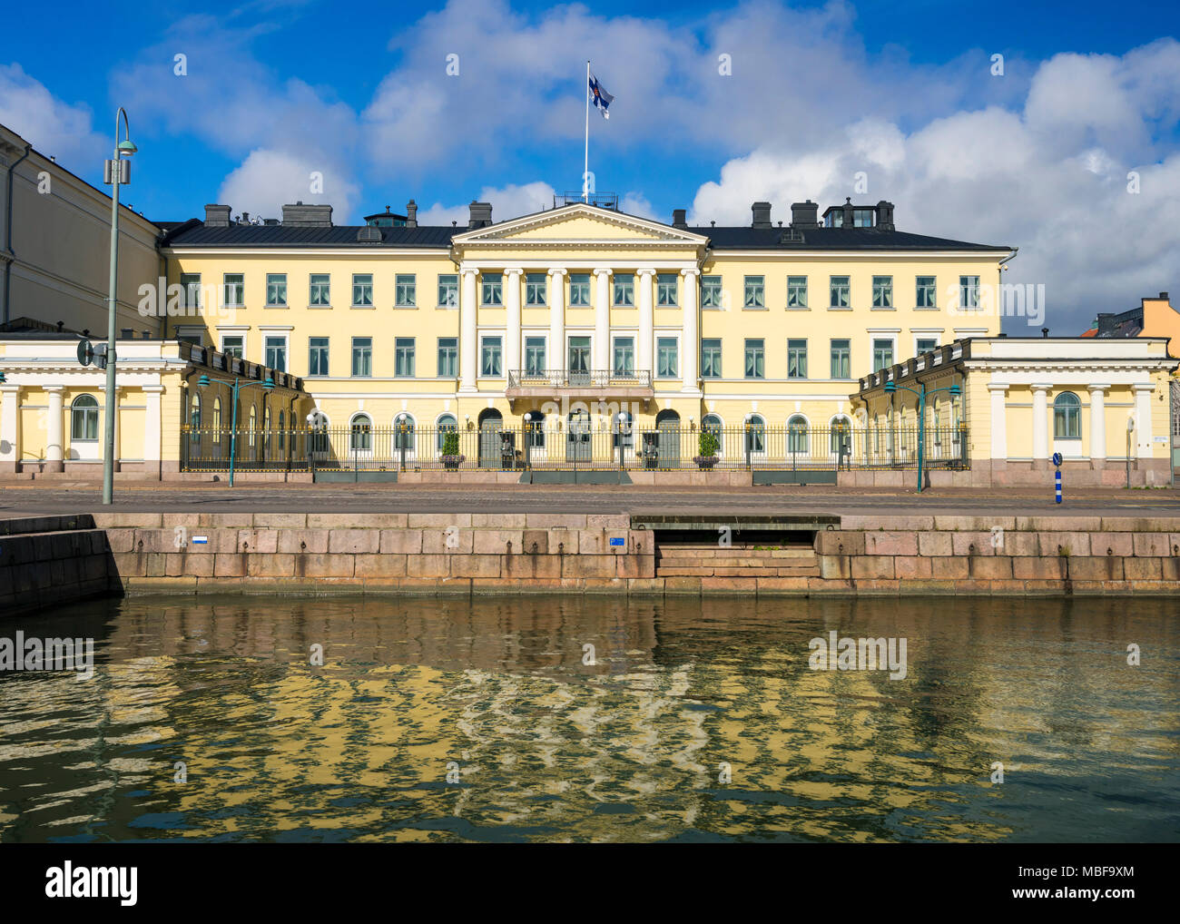 Il palazzo presidenziale, Helsinki, Finlandia, Europa Foto Stock