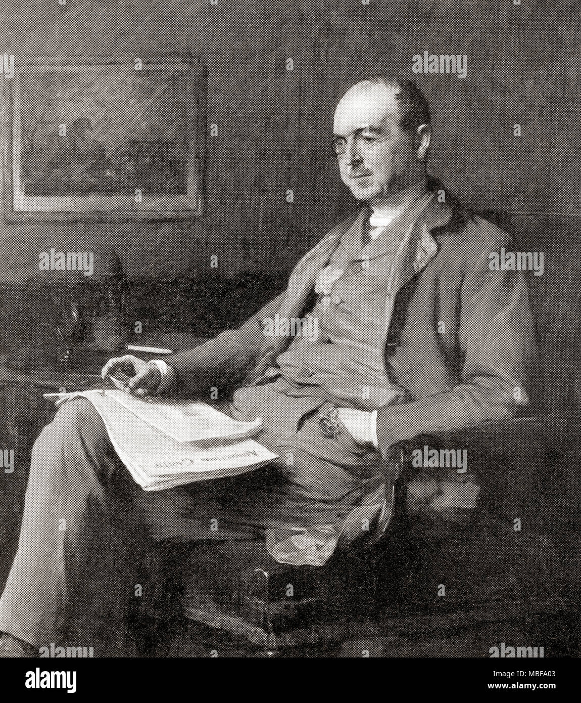 Sir Walter Gilbey, 1° Baronet, 1831 - 1914. Inglese mercante di vini e filantropo. Da capolavori di Orchardson, pubblicato nel 1913. Foto Stock