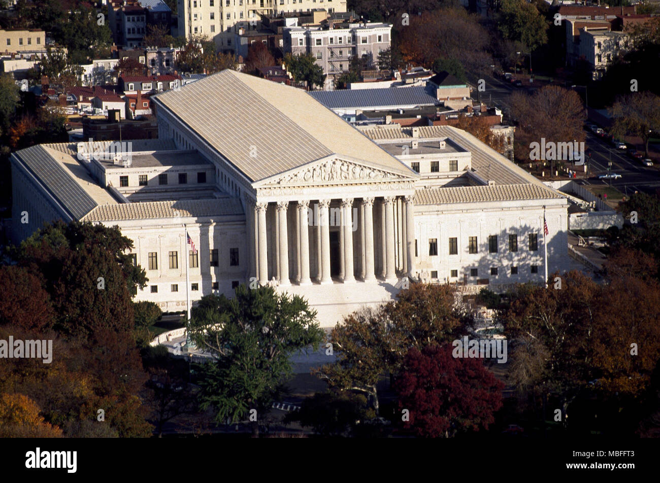 La Corte suprema degli Stati Uniti Foto Stock