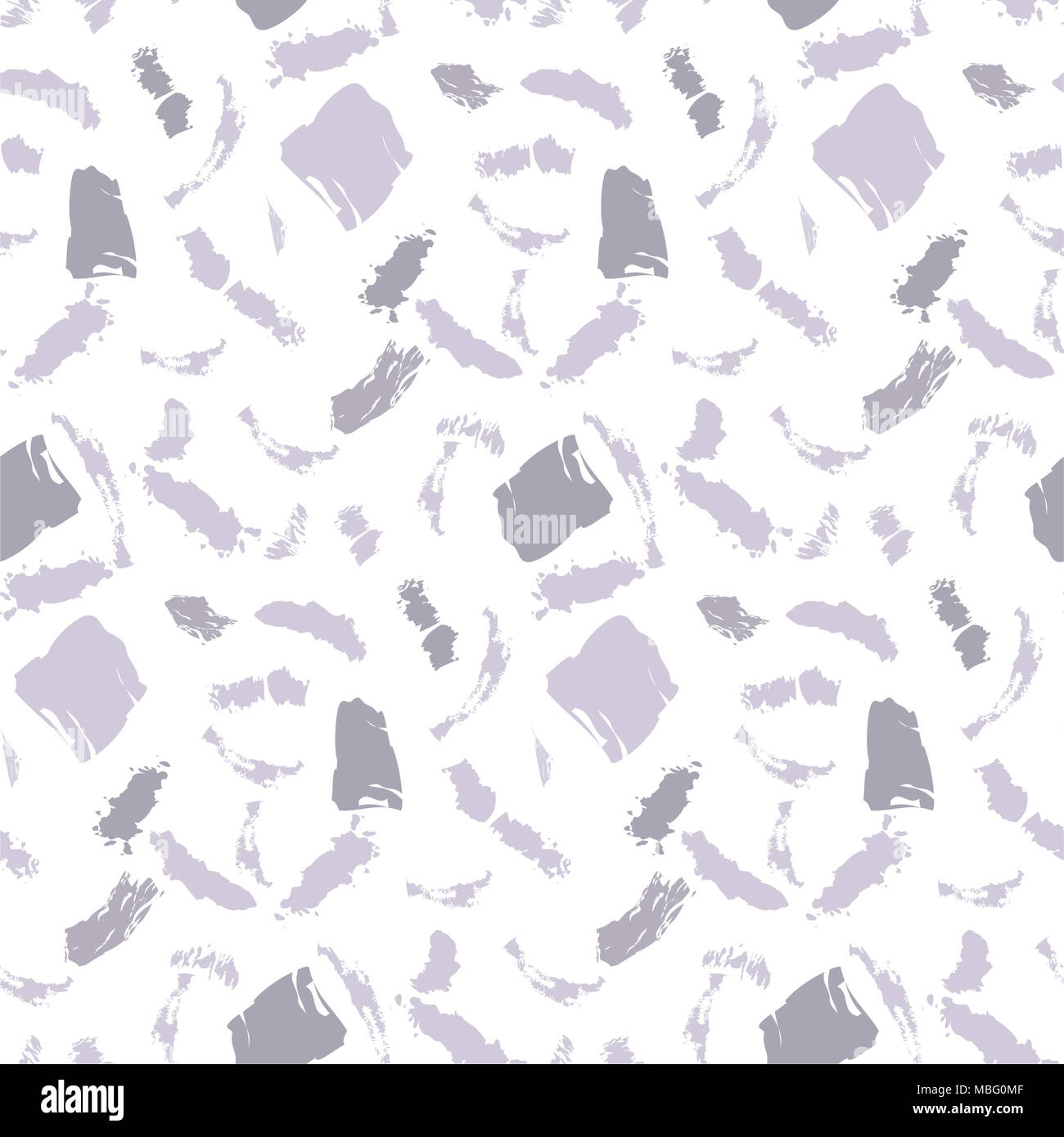 Abstract Vector grunge seamless pattern con spazzola ad acquerello Foto Stock