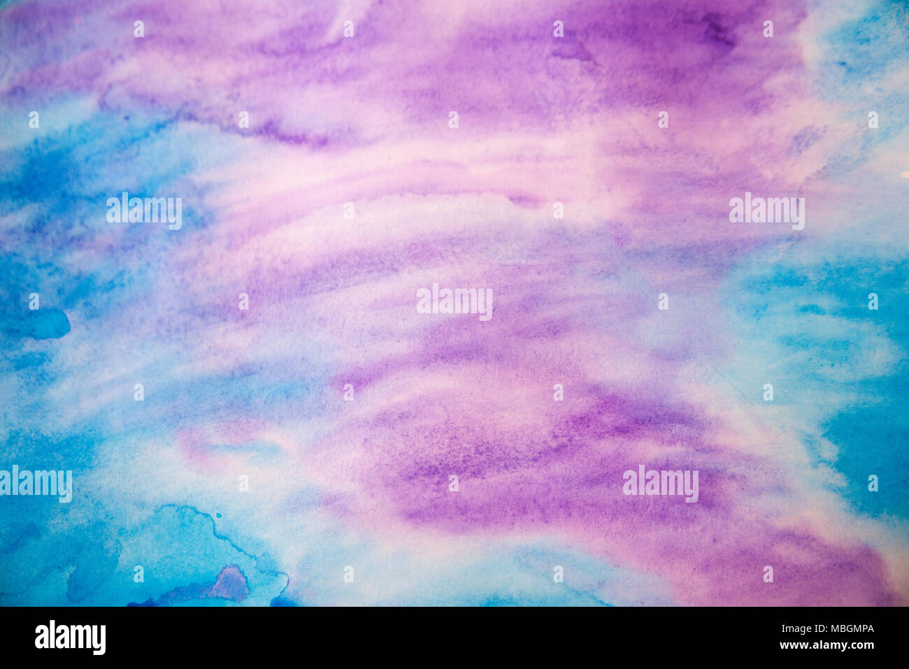 Abstract sfondo viola di gouache colorate host Foto Stock