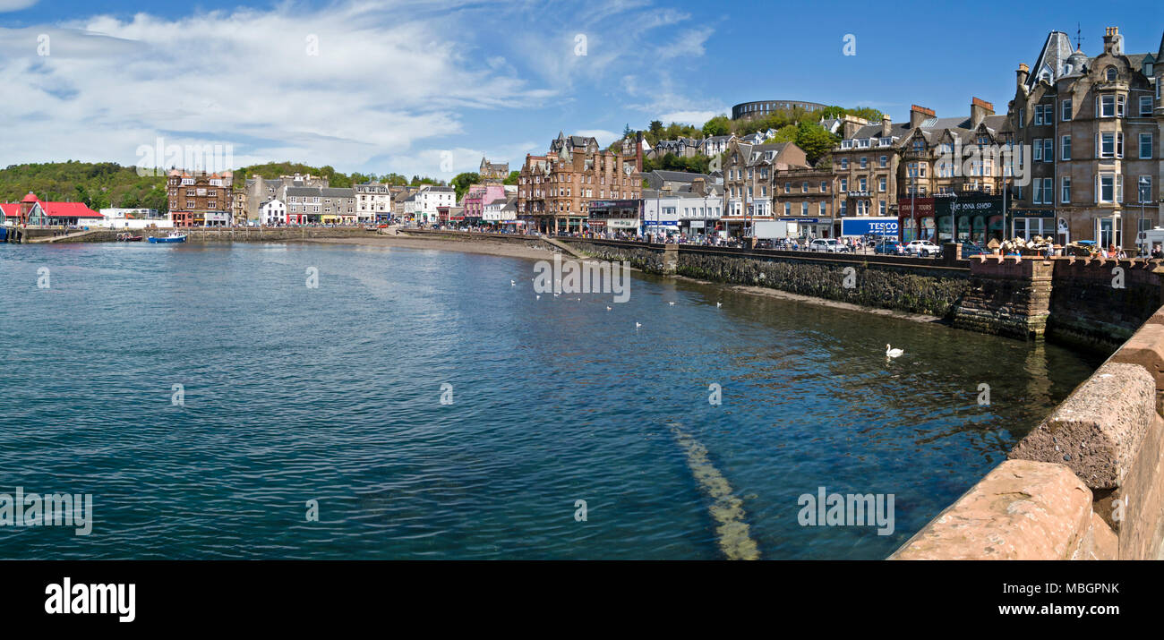 Oban Quayside e Harbour, Argyll and Bute, Scotland, Regno Unito Foto Stock
