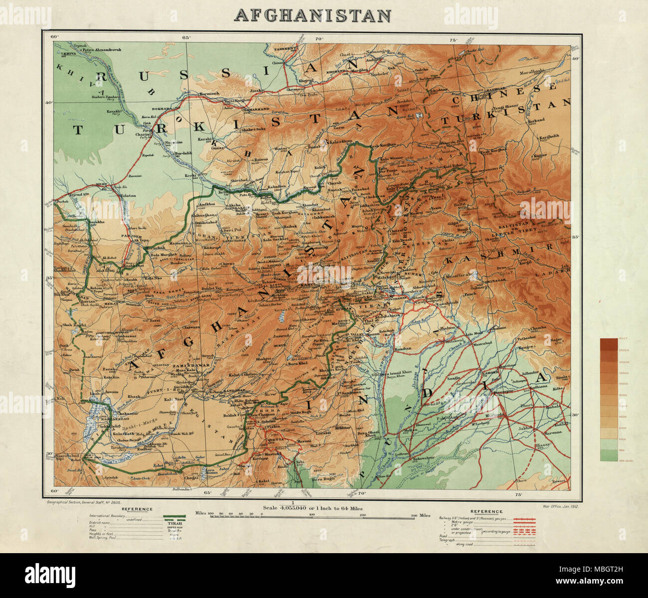Afghanistan - 1912 Foto Stock