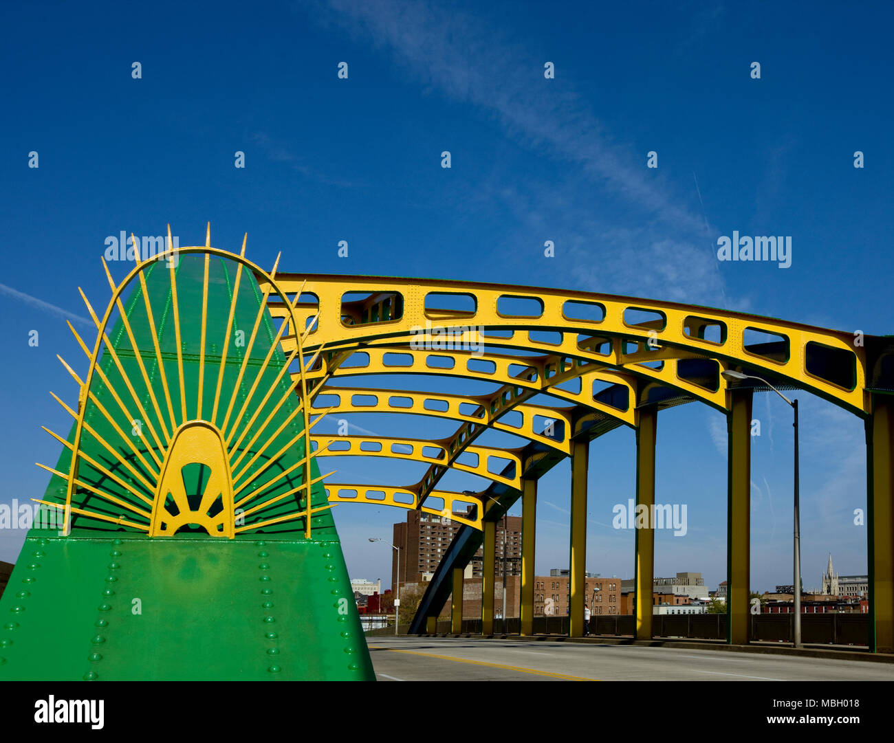 Howard Street Bridge Foto Stock