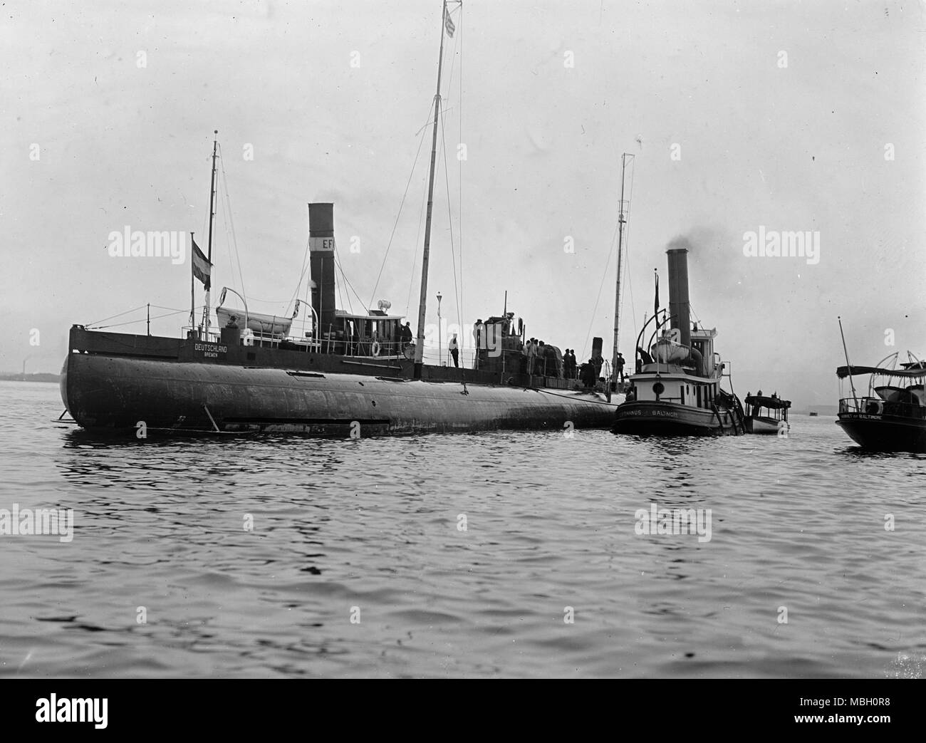 Tedesco visite Sub Baltimore Foto Stock