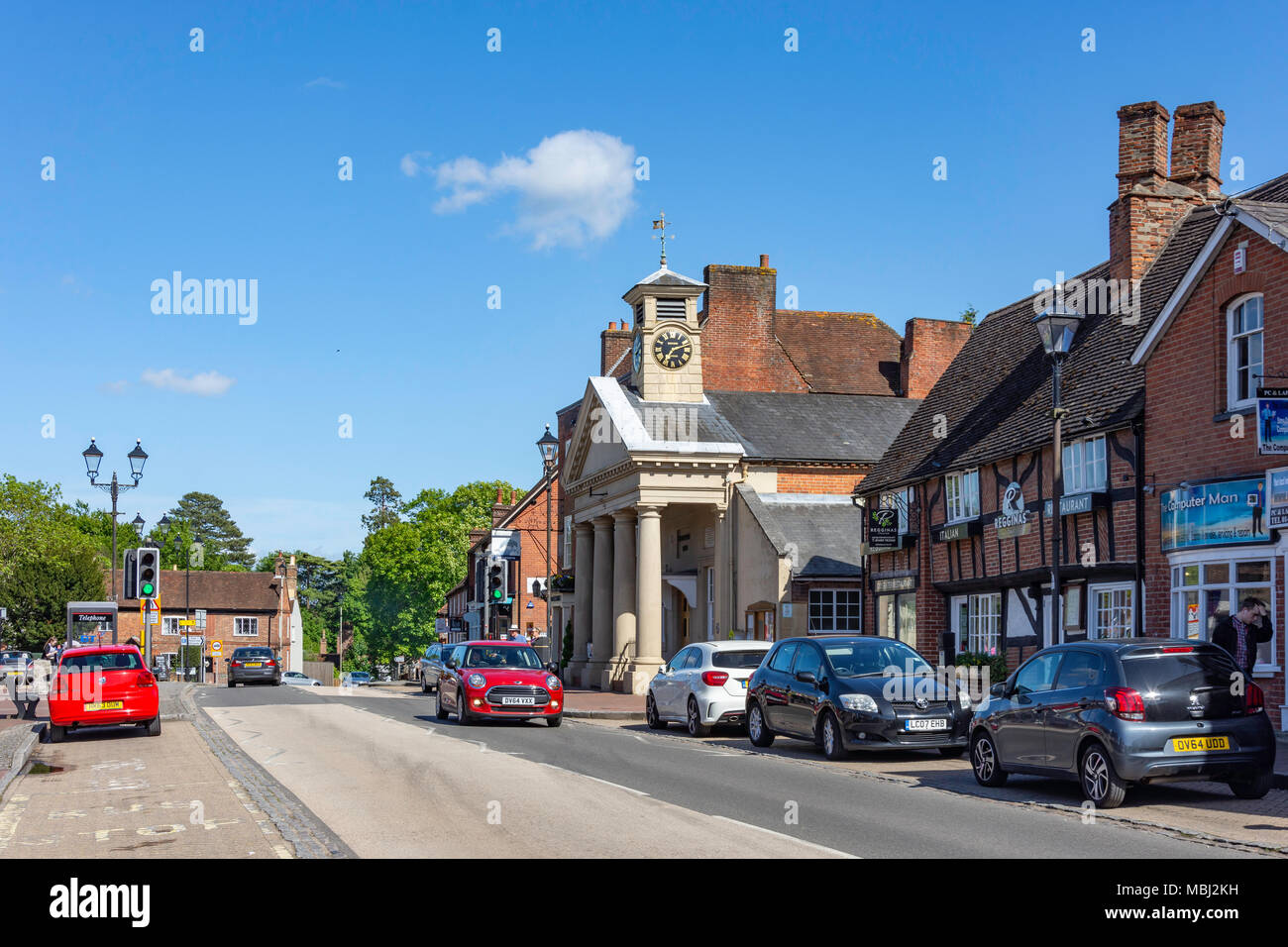 High Street, Botley, Hampshire, Inghilterra, Regno Unito Foto Stock