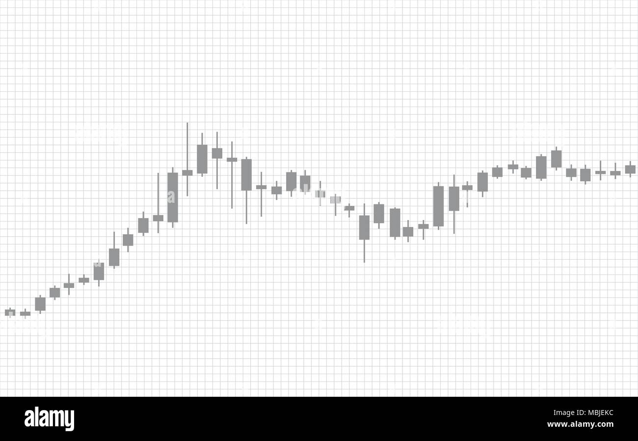 Schema grafico e cryptocurrency isolati su sfondo bianco. Trading design concept. Illustrazione Vettoriale. Design piatto. Illustrazione Vettoriale
