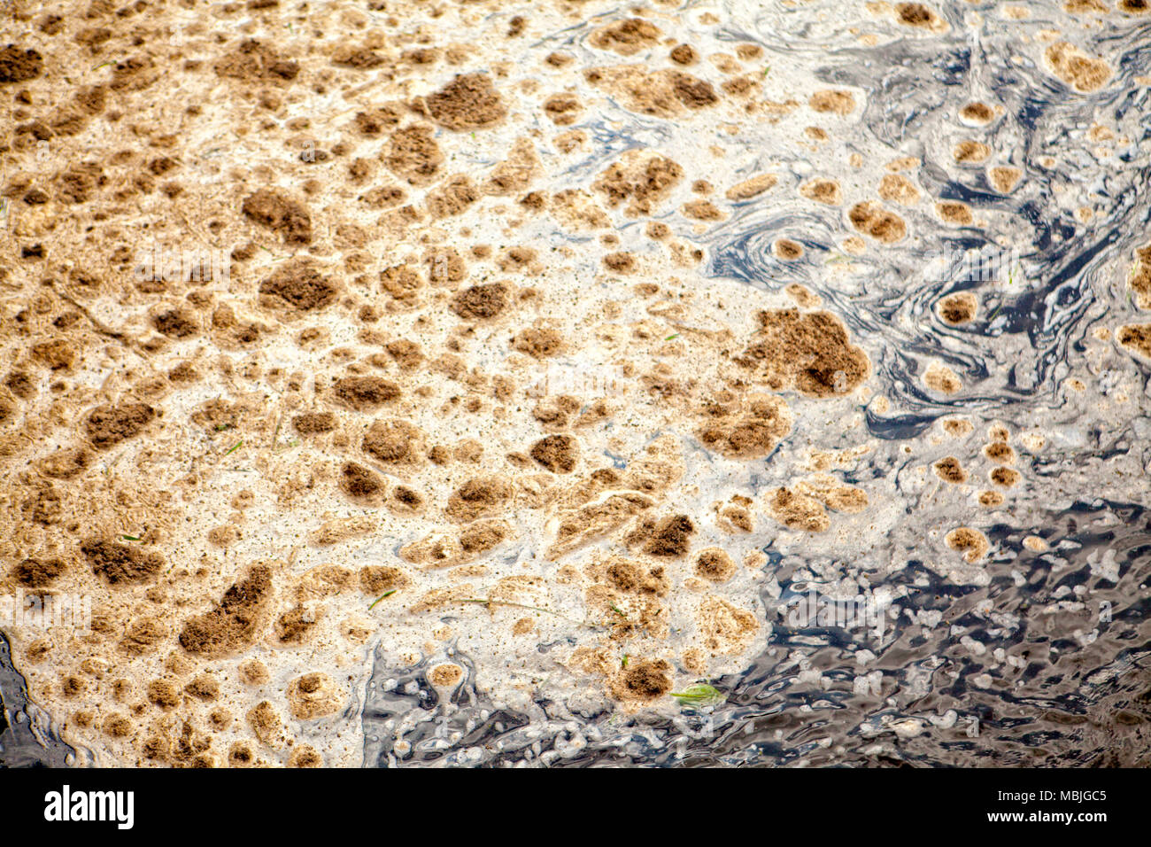 Il Lac de Guerlédan deve essere scaricata tra aprile e novembre 2015, Côtes-d'Armor, Brittany, Francia. Foto Stock