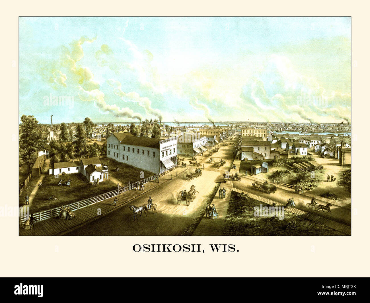 Oshkosh, Wisconsin Foto Stock