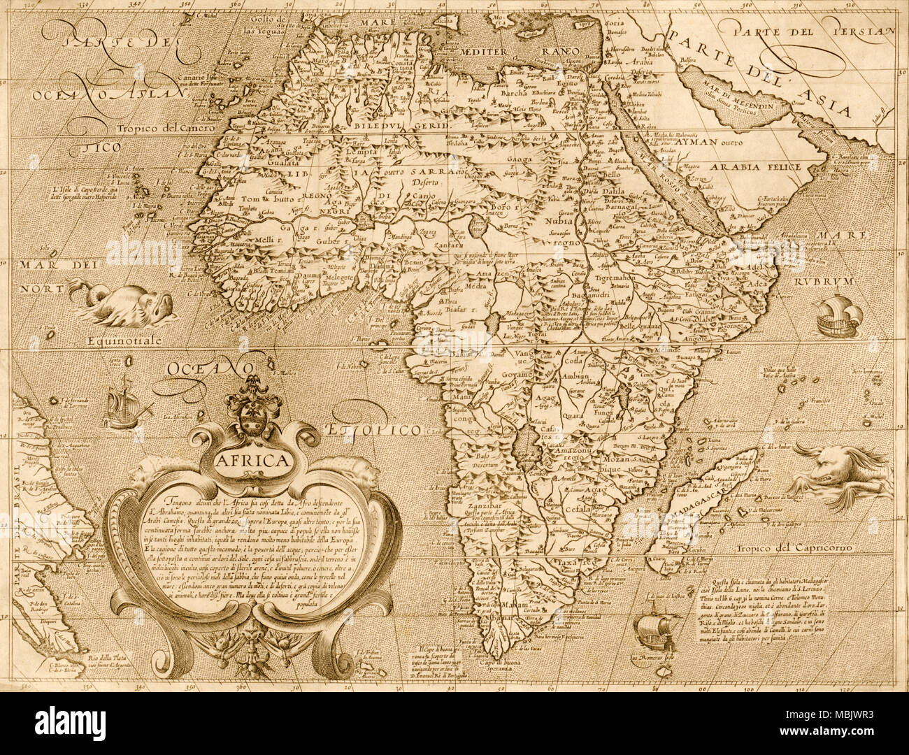 Africa - 1603 Foto Stock