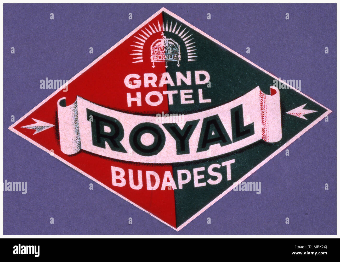 Il Grand Hotel Royal Foto Stock