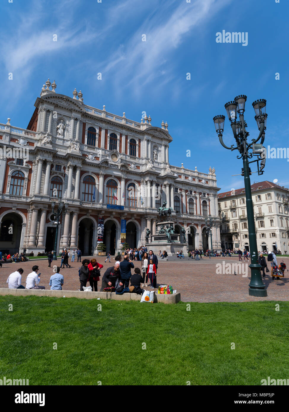 Il più importante museo dedicato al Risorgimento italiano, è alloggiato nel Palazzo Carignano Foto Stock