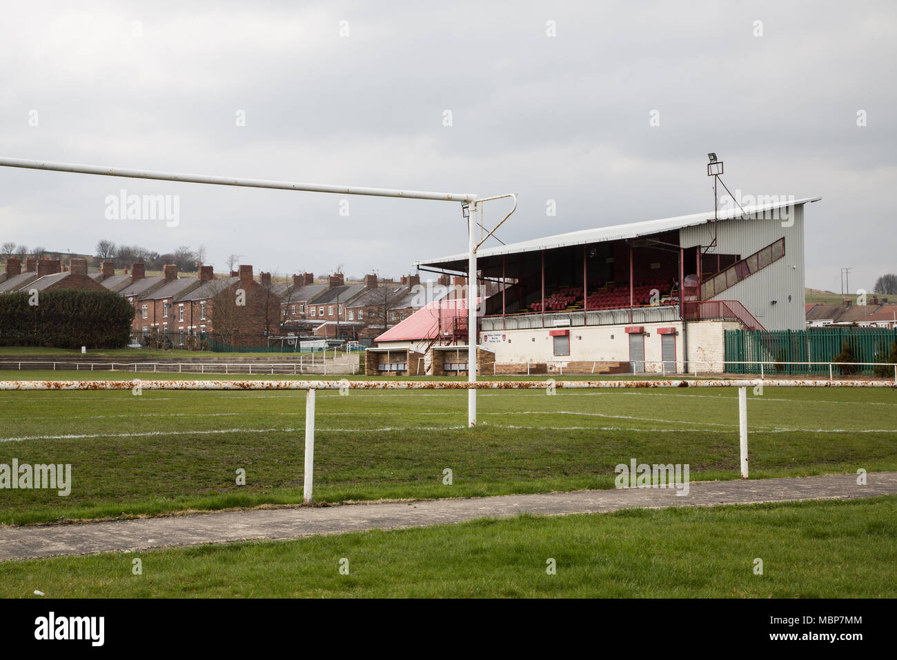Horden Colliery benessere FC. Horden, Inghilterra. Foto Stock