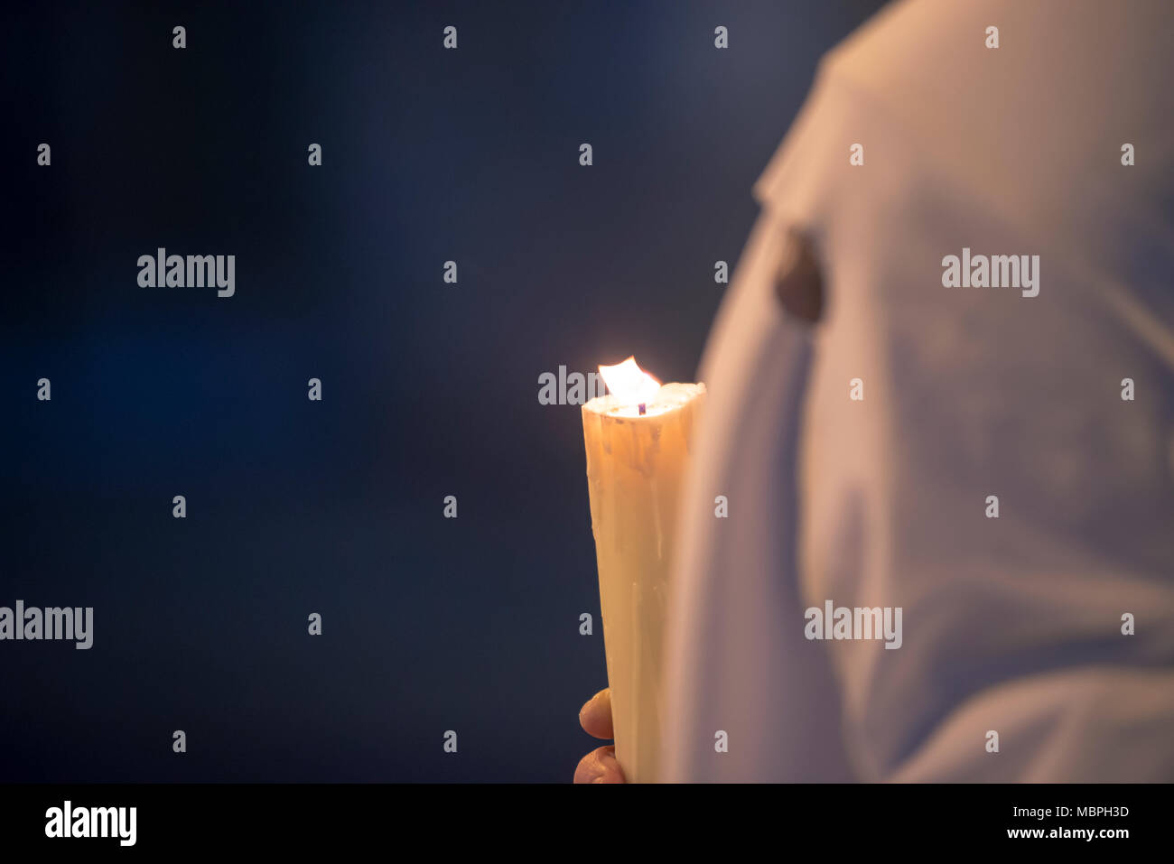 La Settimana Santa in Spagna, passione nella sua forma più pura Foto Stock