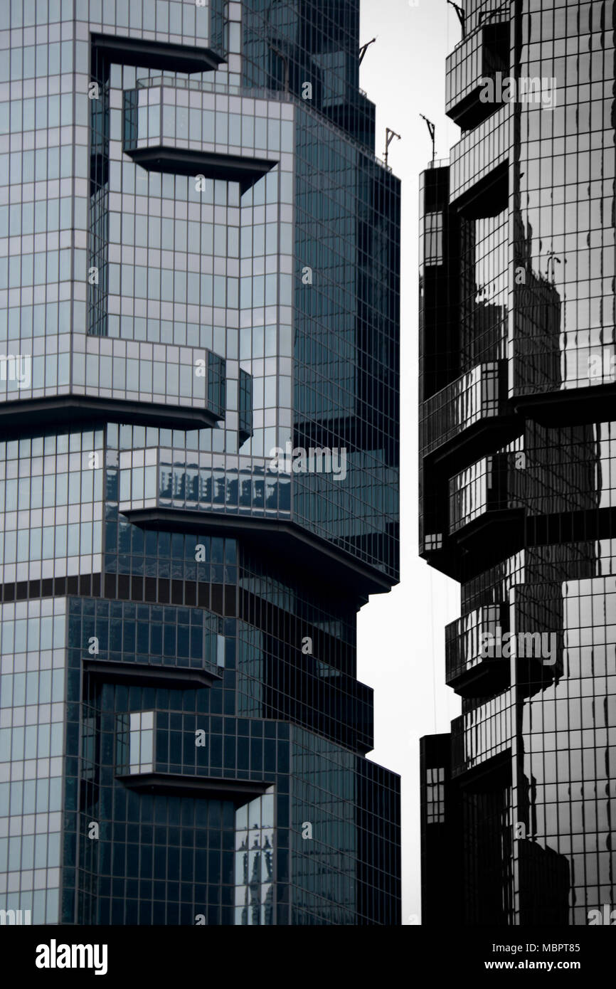 Lippo Twin Towers di Hong Kong SAR della Cina Foto Stock