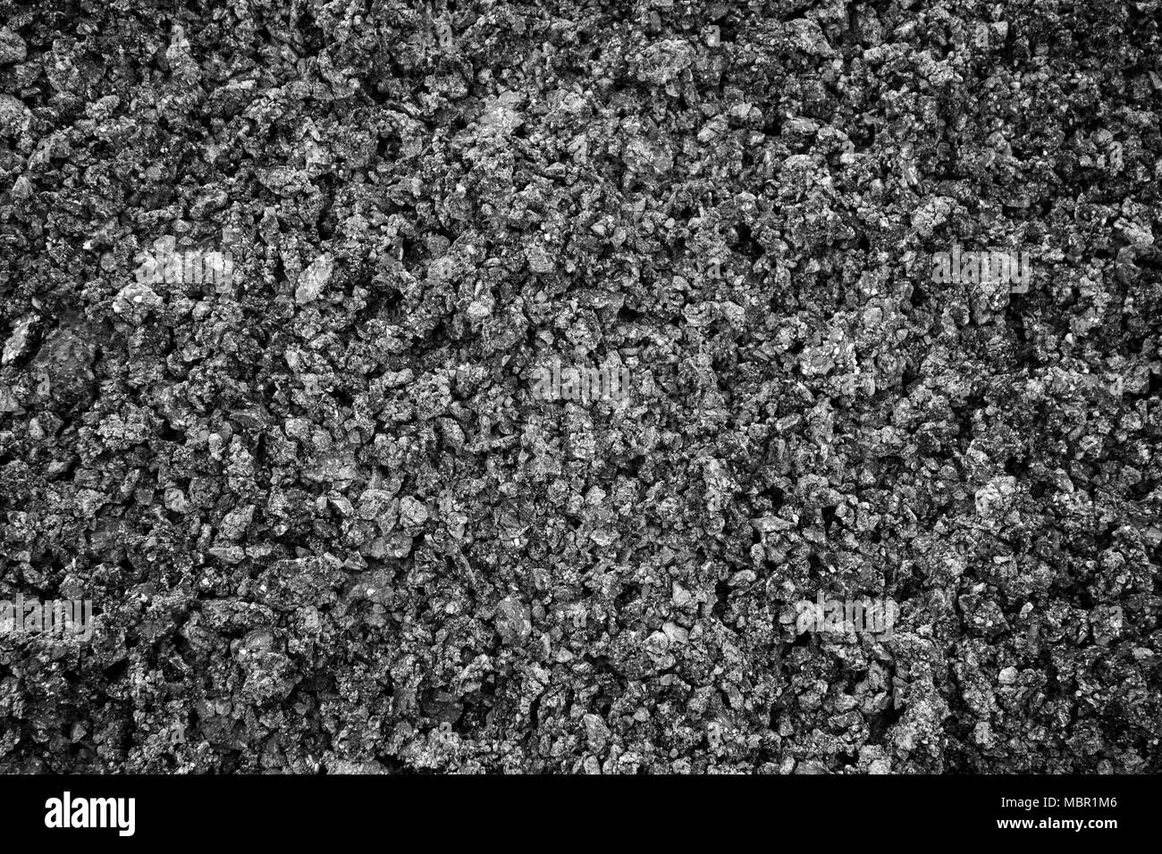 Mucchio di carbone la texture di sfondo Foto Stock
