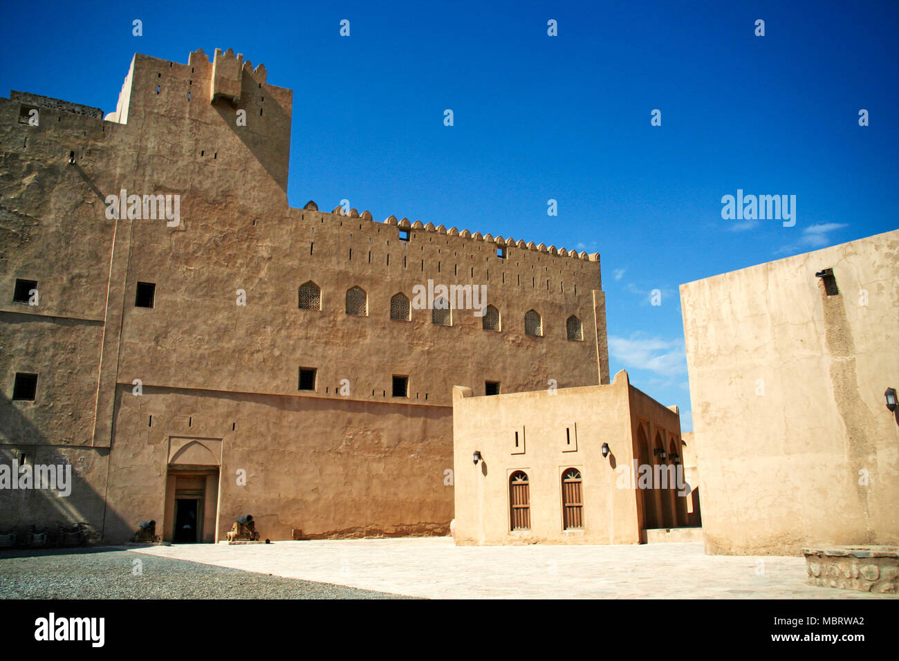 Il Forte Jabrin, Oman Foto Stock