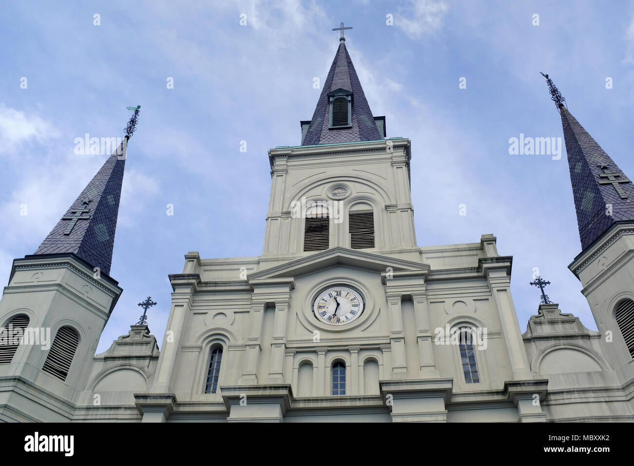 Saint Louis nella cattedrale di New Orleans, Louisiana Foto Stock