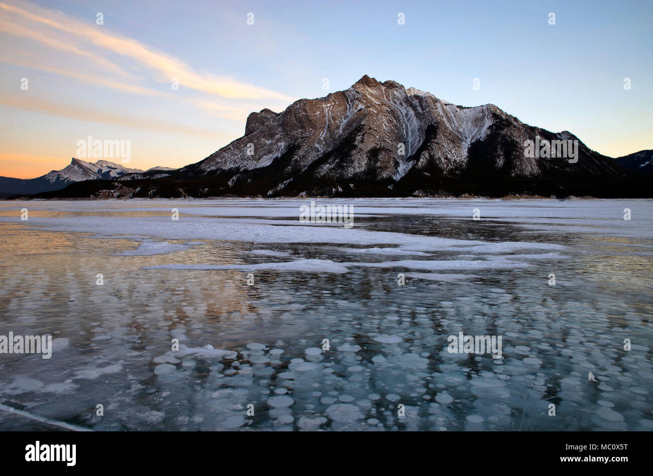 Abramo congelato Lago Foto Stock