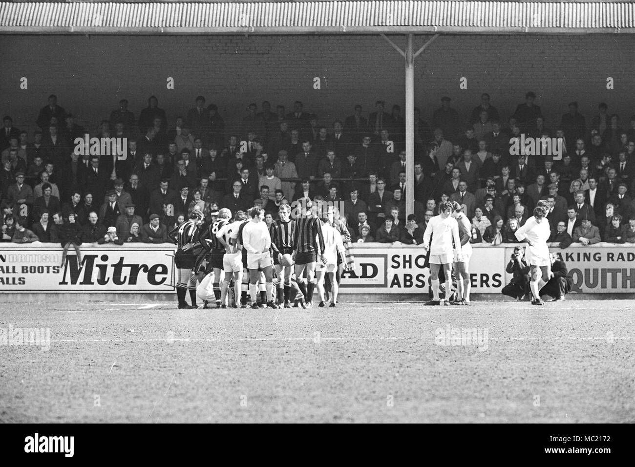 Leeds v uomo ~Città 1970 Foto Stock