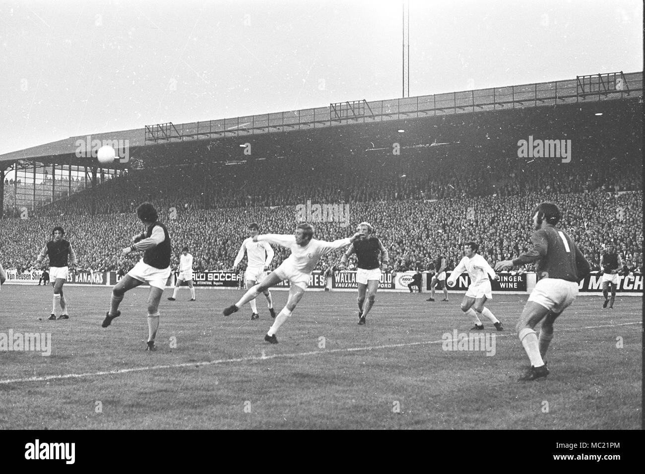 Leeds v Chelsea sett 1970 Foto Stock