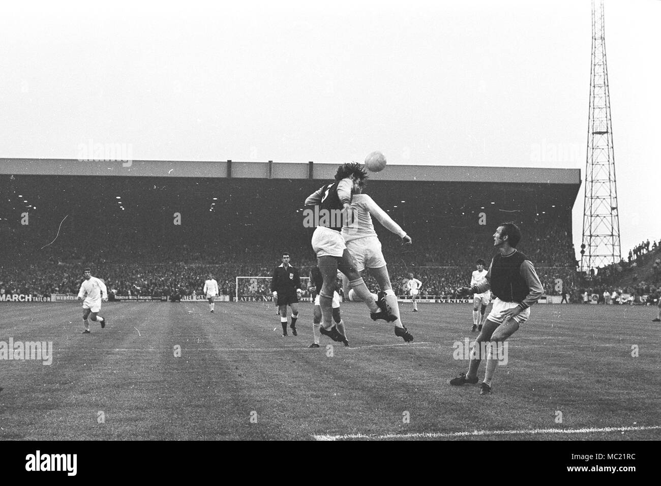 Leeds v Chelsea sett 1970 Foto Stock