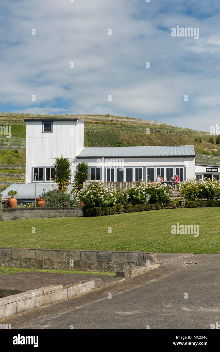 Il negozio del vino a La Valle Esk, Hawkes Bay vigneto e della cantina Nuova Zelanda Foto Stock