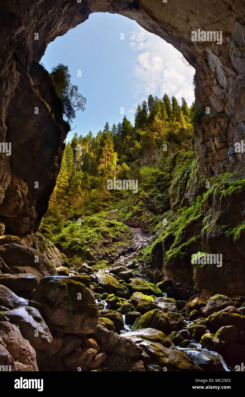 La Romania Apuseni mnt. Cetatile Ponorului Foto Stock