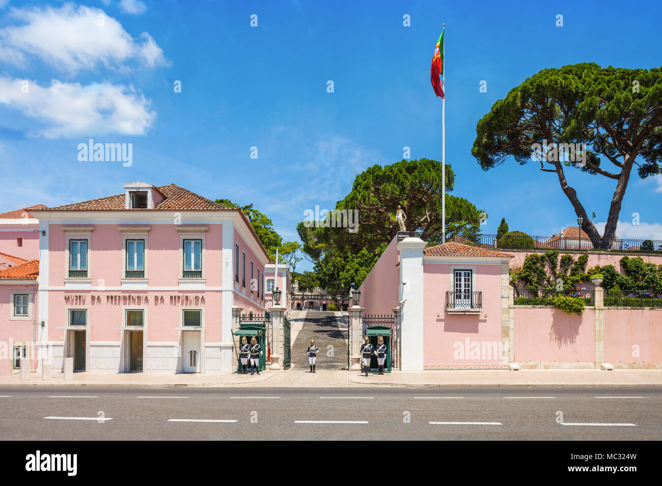 Lisbona, Portogallo - 25 giugno: Museu da Presidencia da Republica il 25 giugno 2014 a Lisbona, Portogallo Foto Stock