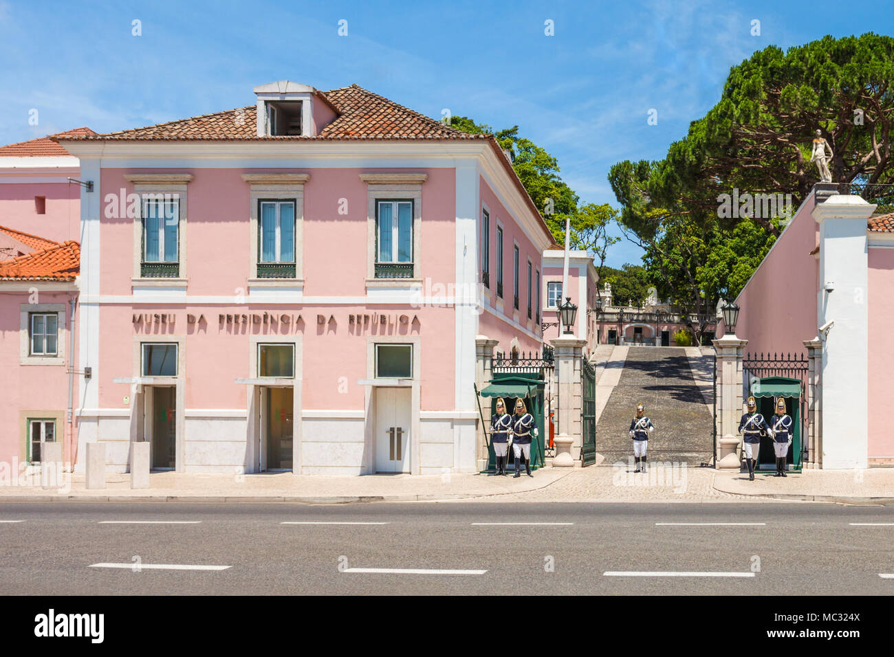 Lisbona, Portogallo - 25 giugno: Museu da Presidencia da Republica il 25 giugno 2014 a Lisbona, Portogallo Foto Stock