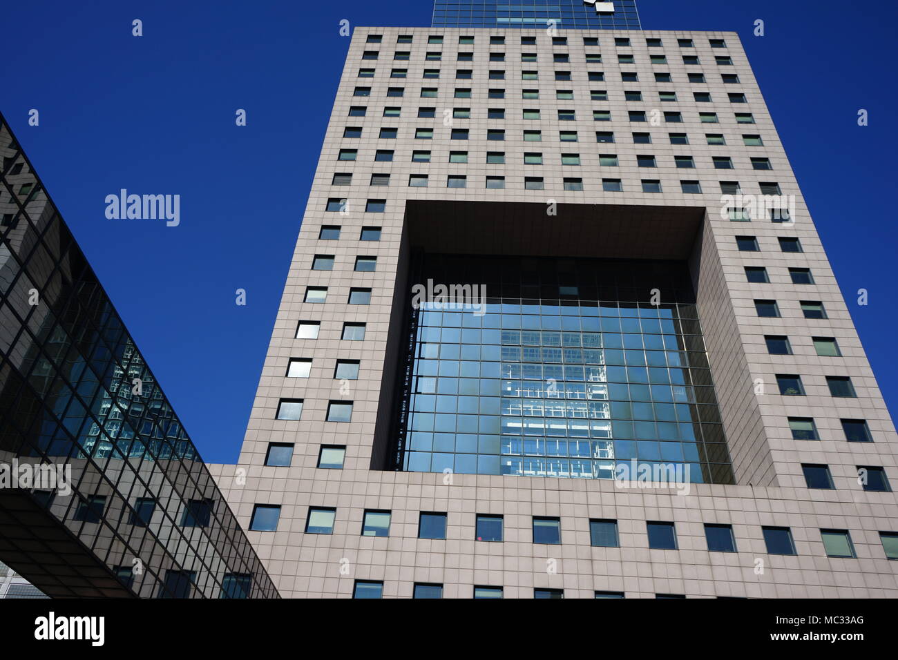 Gatehouse, Messe Torhaus, fiera edificio, Frankfurt am Main, Germania Foto Stock