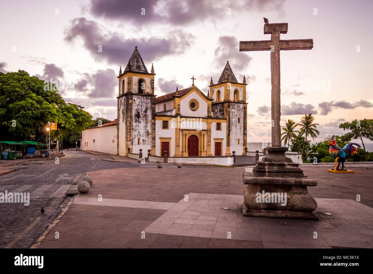 Olinda gli edifici storici in PE, Brasile. Foto Stock