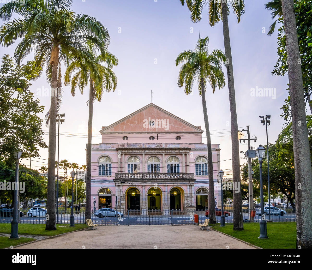 Teatro Santa Isabel di Recife, PE, Brasile. Foto Stock