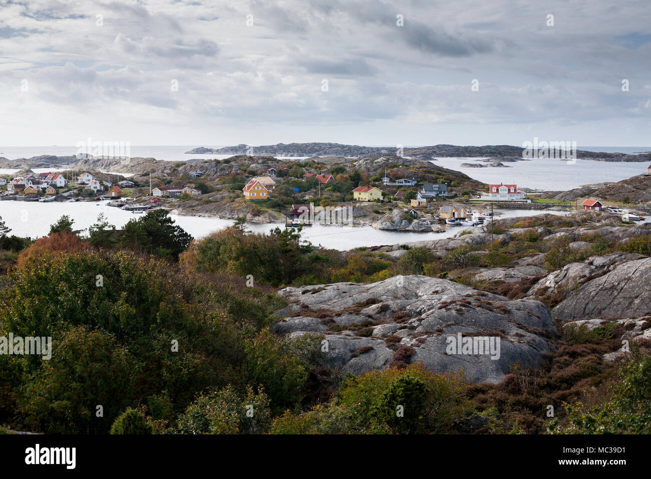 Kyrkesund città sull isola di Tjorn, Svezia 2016 Foto Stock
