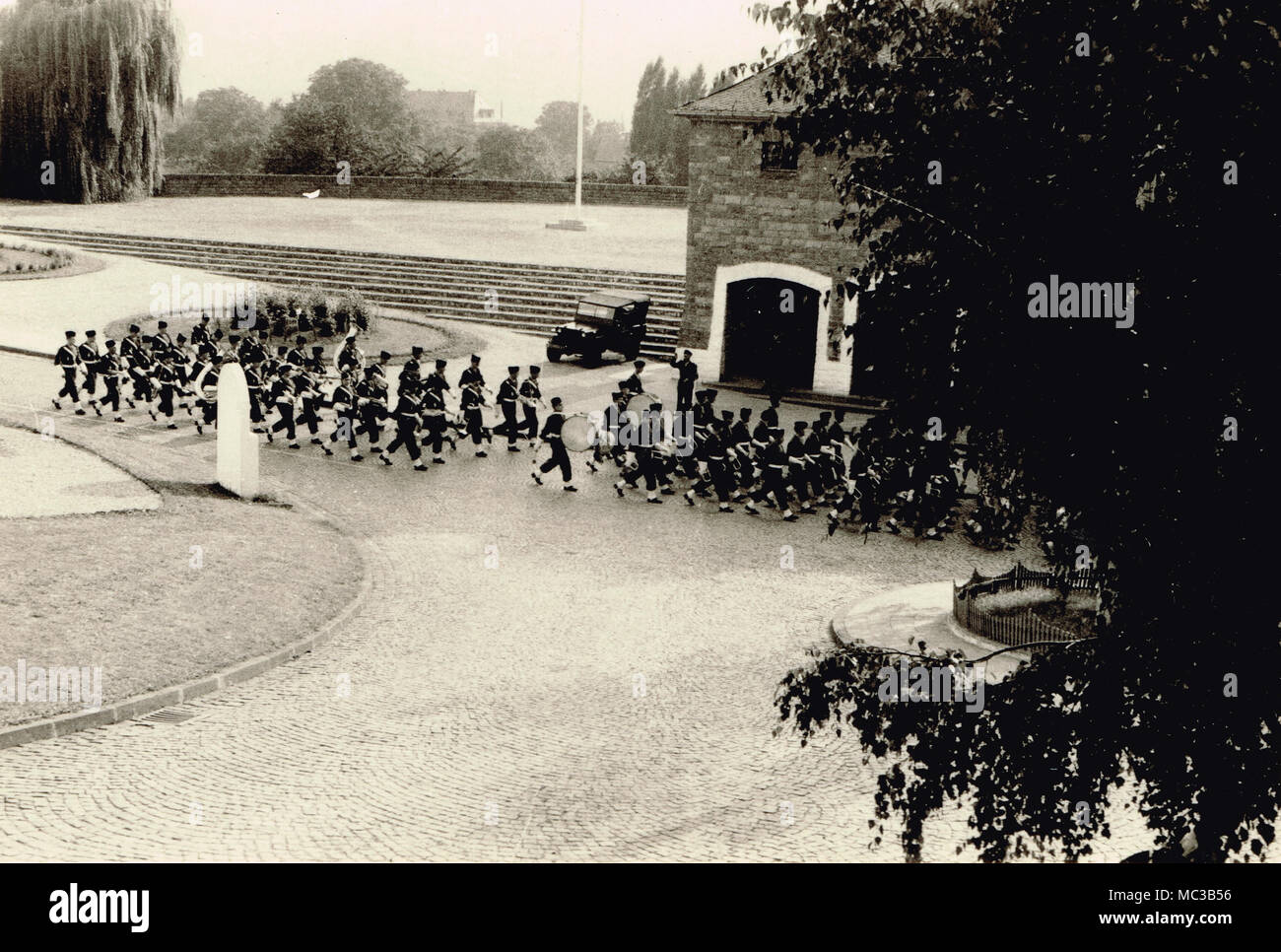 5 francese reggimento di fanteria caserma,Koblenz, Germania Foto Stock