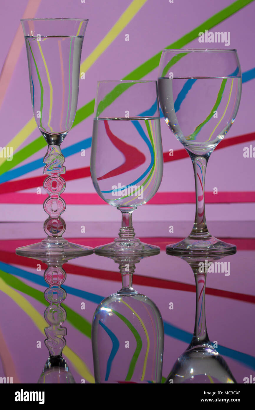 Le linee che portano a dove? Foto Stock