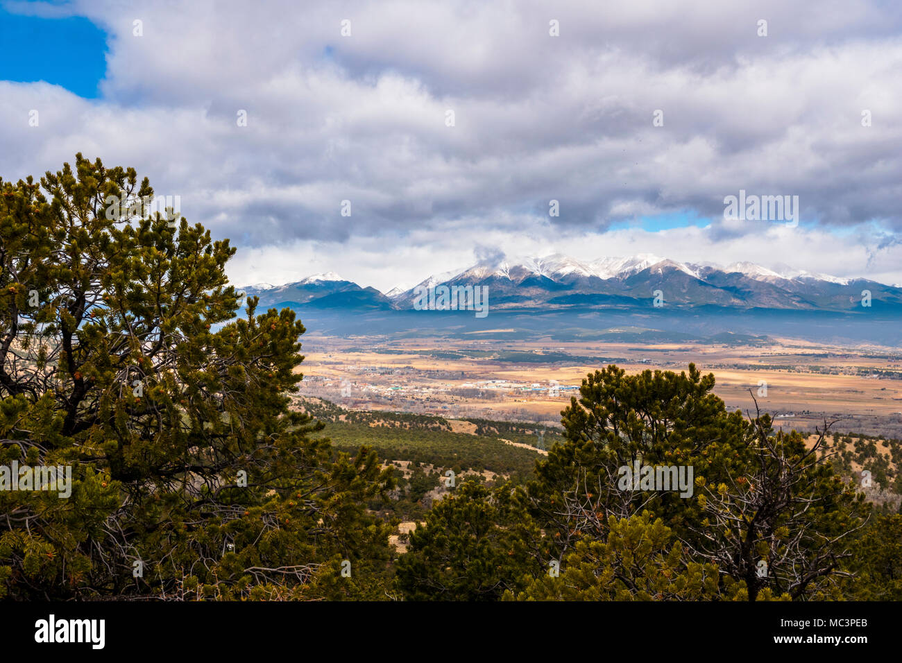 Mt. Shavano; picchi collegiale; montagne rocciose; central Colorado; USA Foto Stock