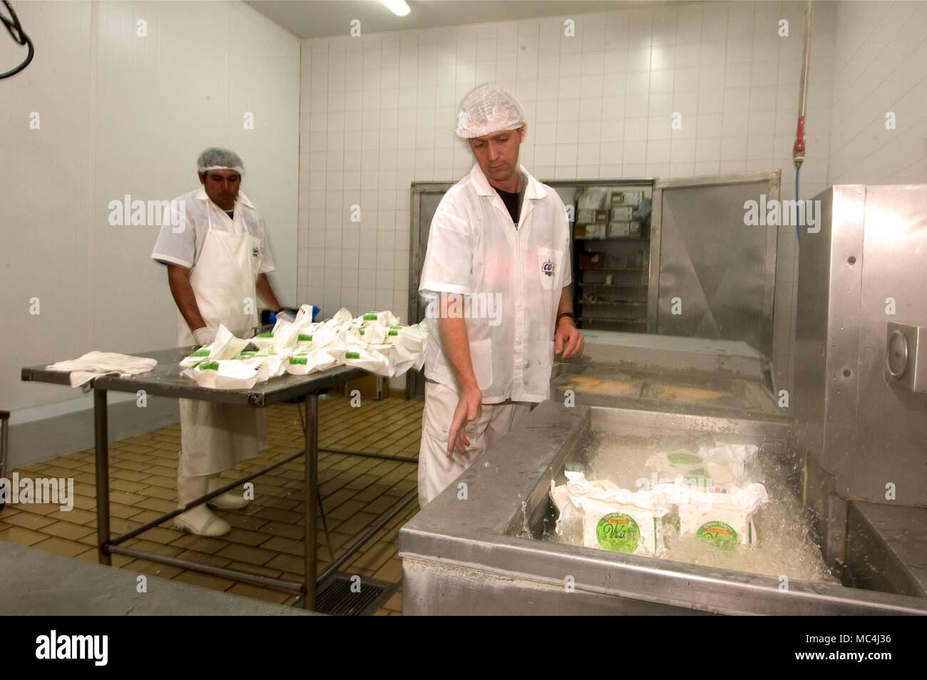 La latteria di Philadelphia e dispone di un totale di taglio-bordo risorsa per il paese. Foto Stock