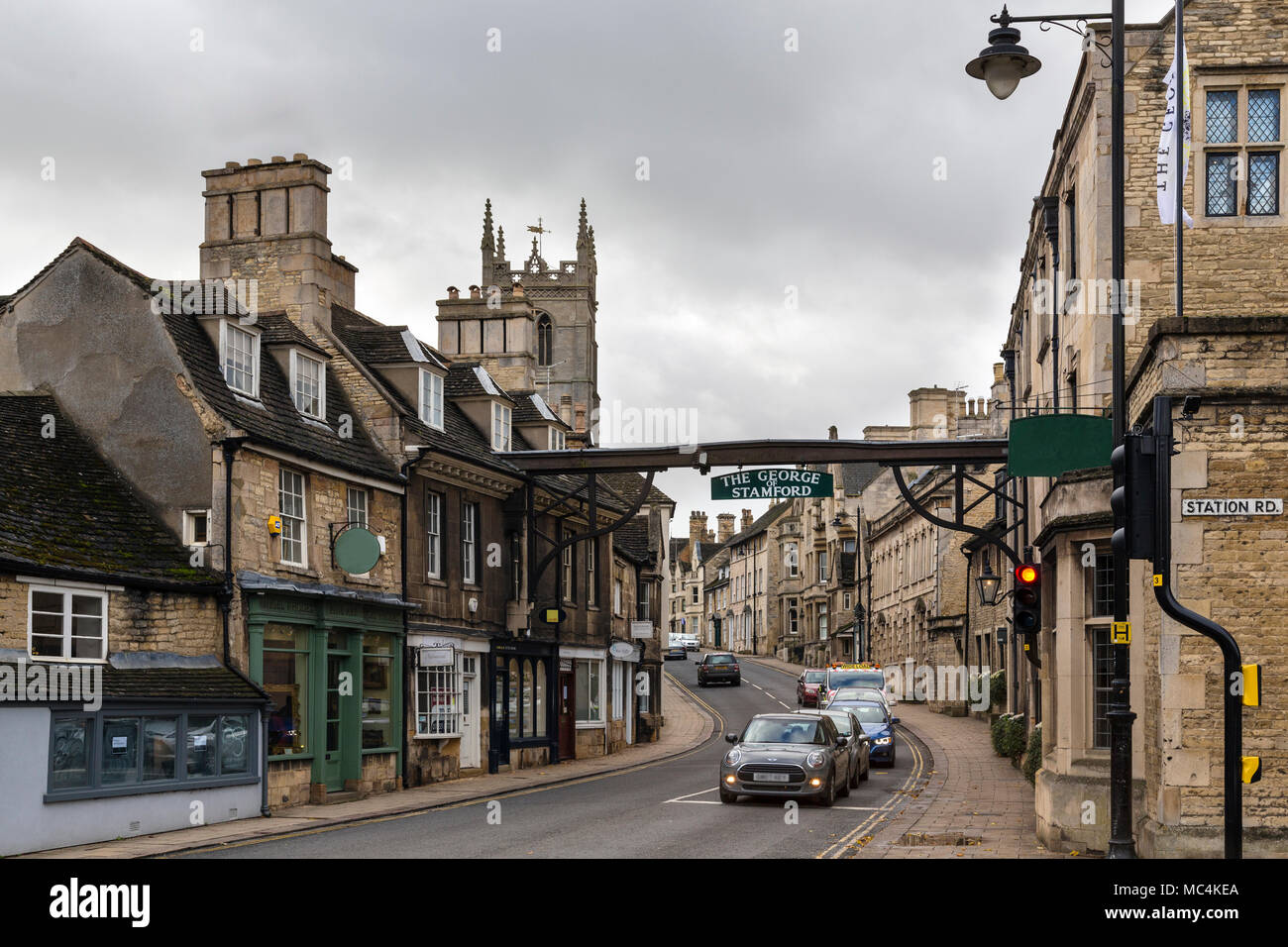 Stamford street. Foto Stock