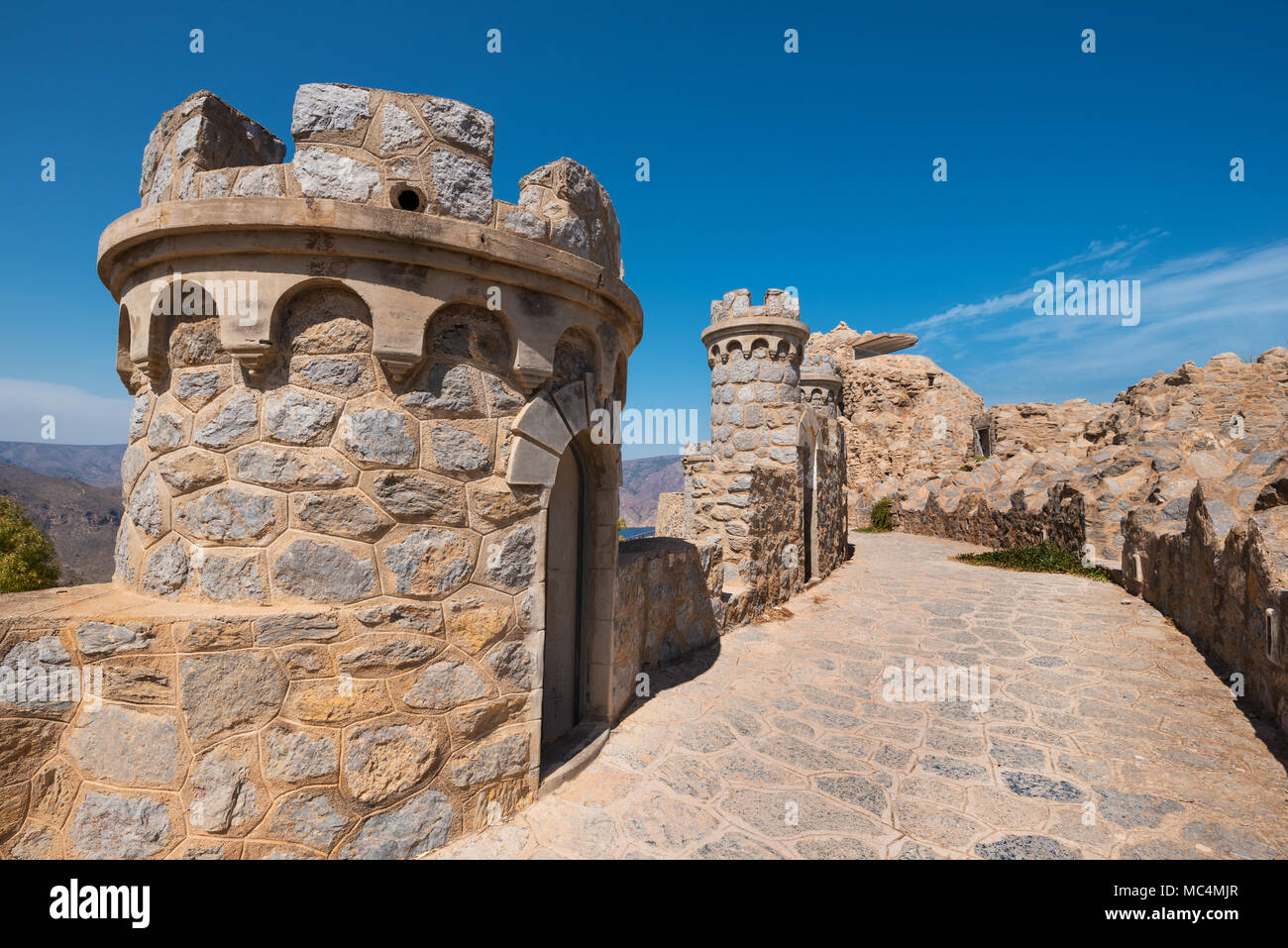 La Azohia fort a Cartagena, Murcia, Spagna. Foto Stock