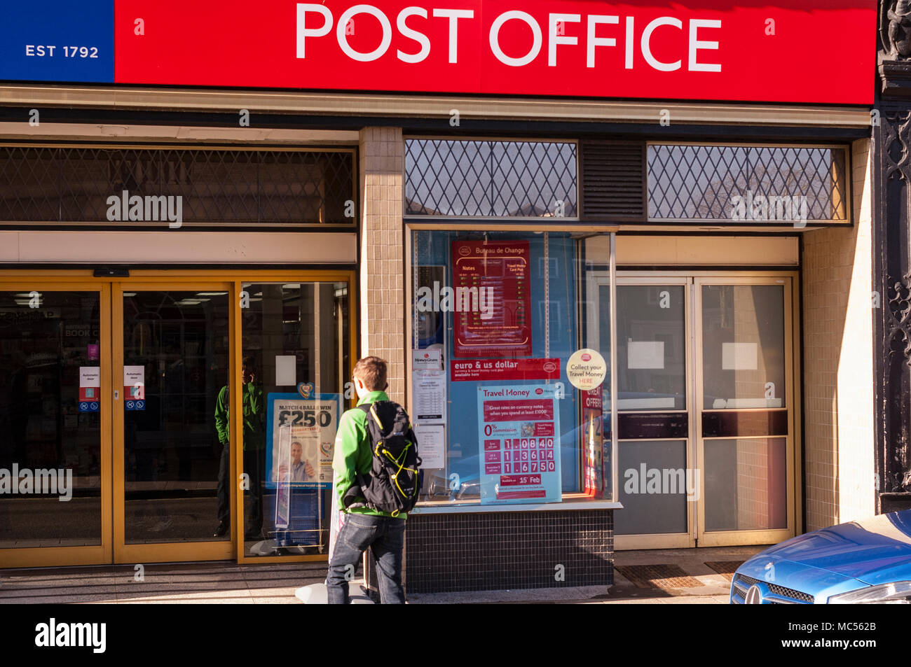 Il Post Office in Bury Saint Edmunds , Suffolk , Inghilterra , Gran Bretagna , REGNO UNITO Foto Stock