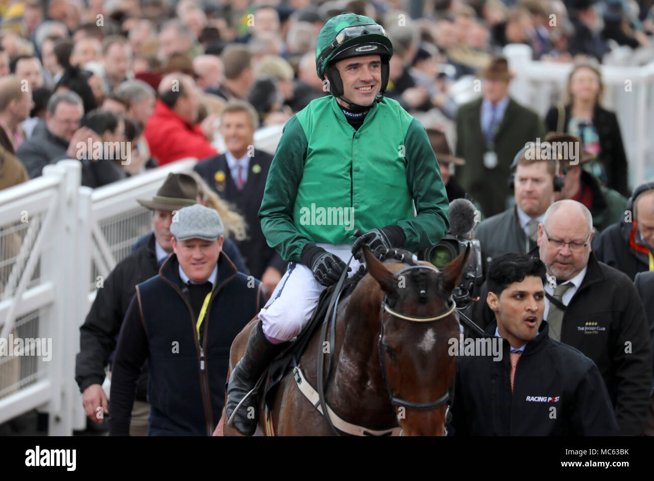 Giorno Uno di Cheltenham Festival 2018 dotate di: Ruby Walsh dove: Cheltenham, Regno Unito quando: 13 Mar 2018 Credit: David Sims/WENN.com Foto Stock