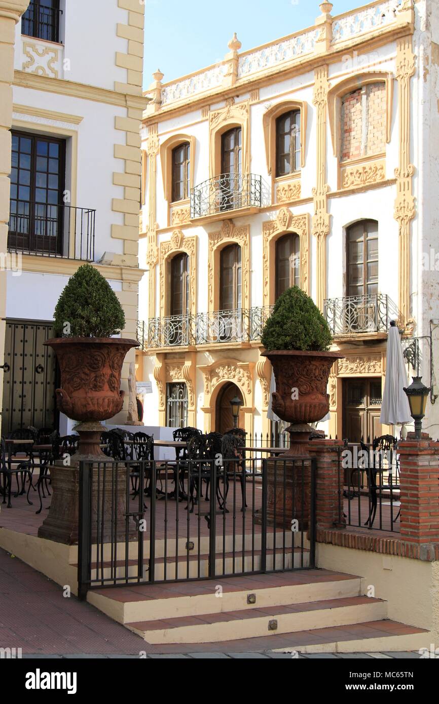 Ristorante il patio a Ronda, Spagna Foto Stock