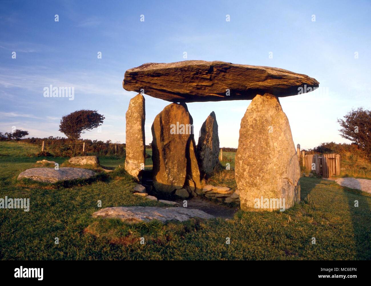 Stones - Pentre Ifan, Dyfed Galles Foto Stock