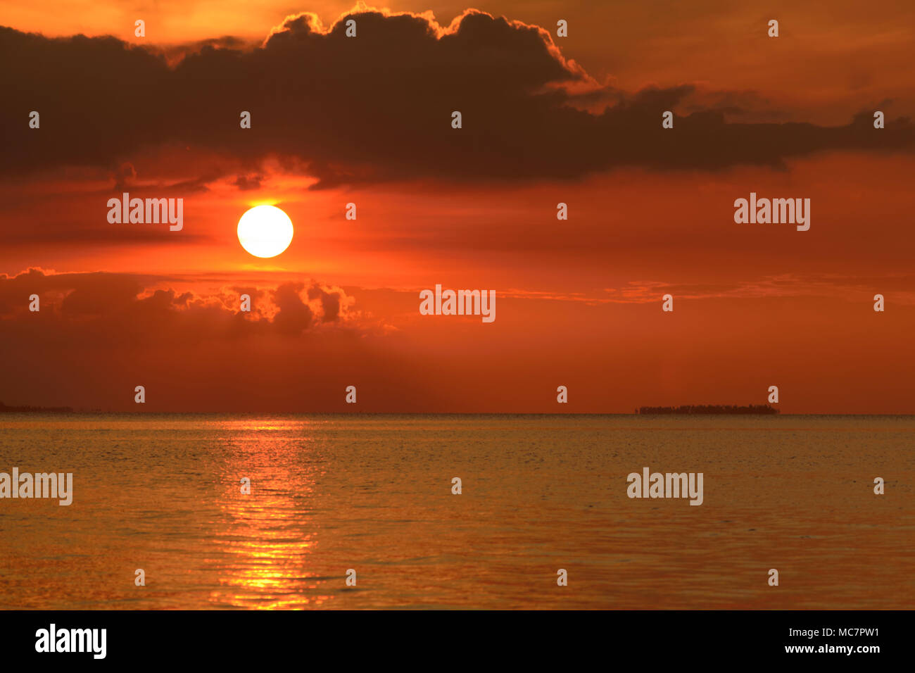 New Scenic 5 posti naturalmente di golden ore tramonto Foto Stock