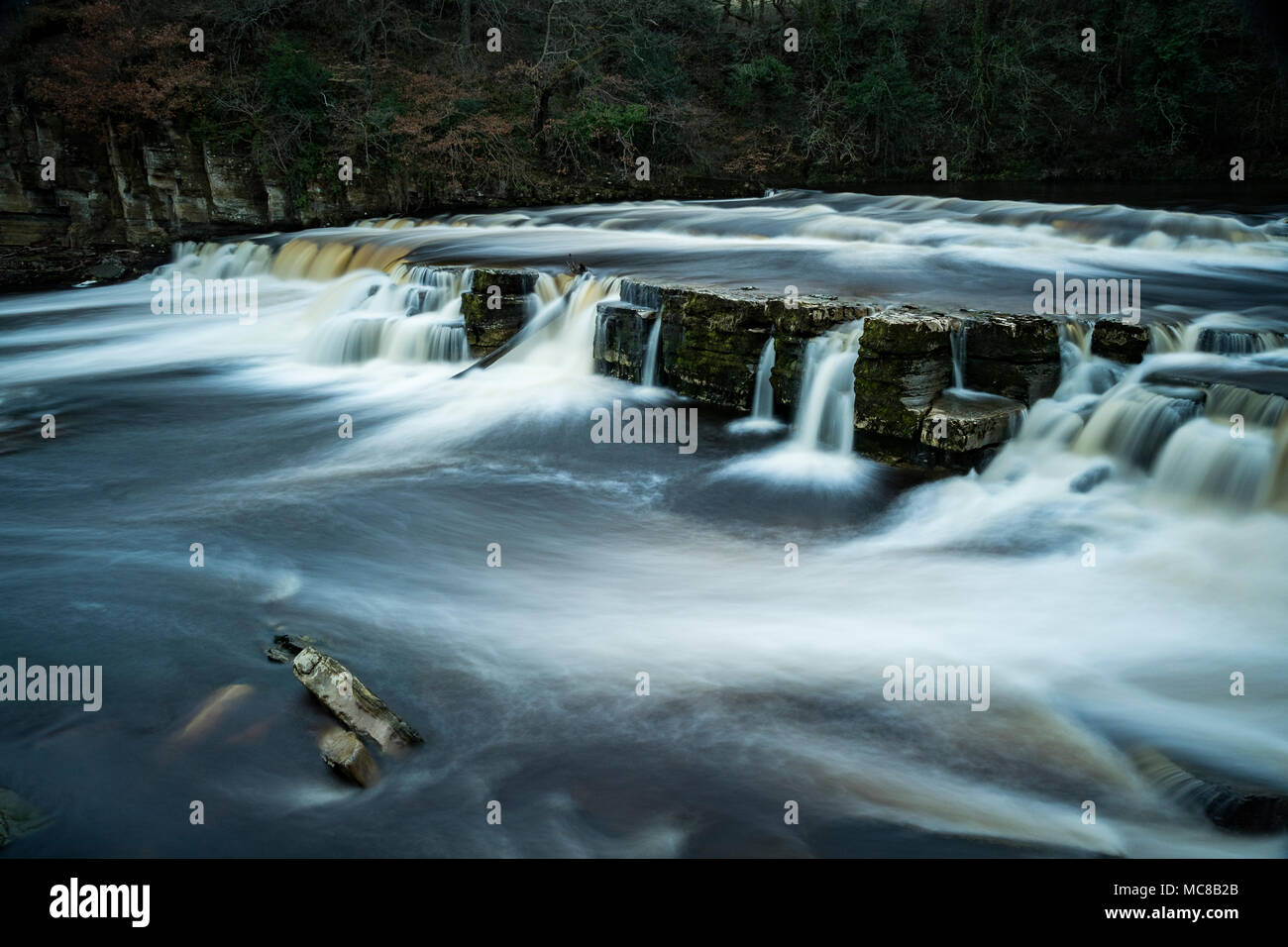 Le cascate, Richmond, Yorkshire, Inghilterra Foto Stock