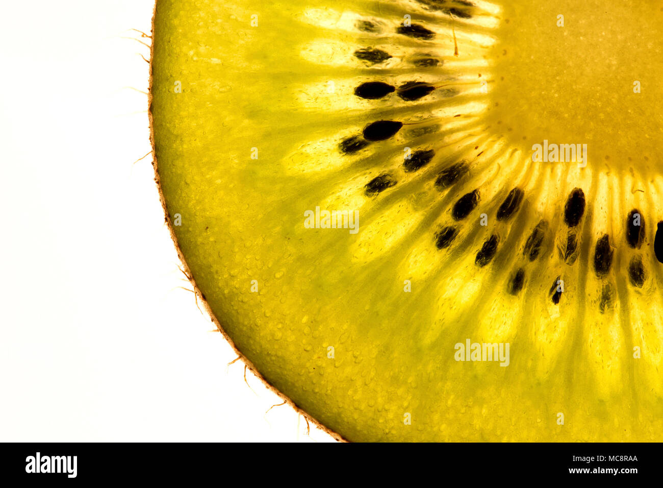 Bella e chiara immagine di kiwi Foto Stock